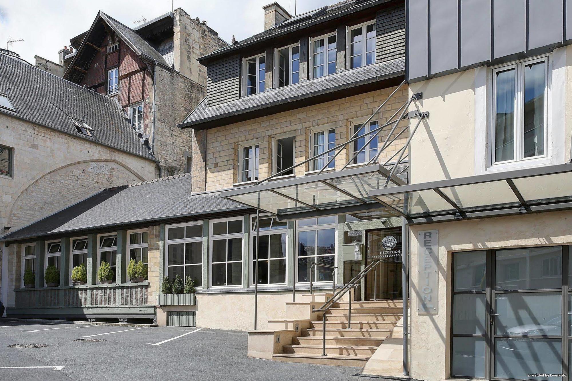 Hotel Restaurant Le Dauphin et Le Spa du Prieuré Caen Exterior foto