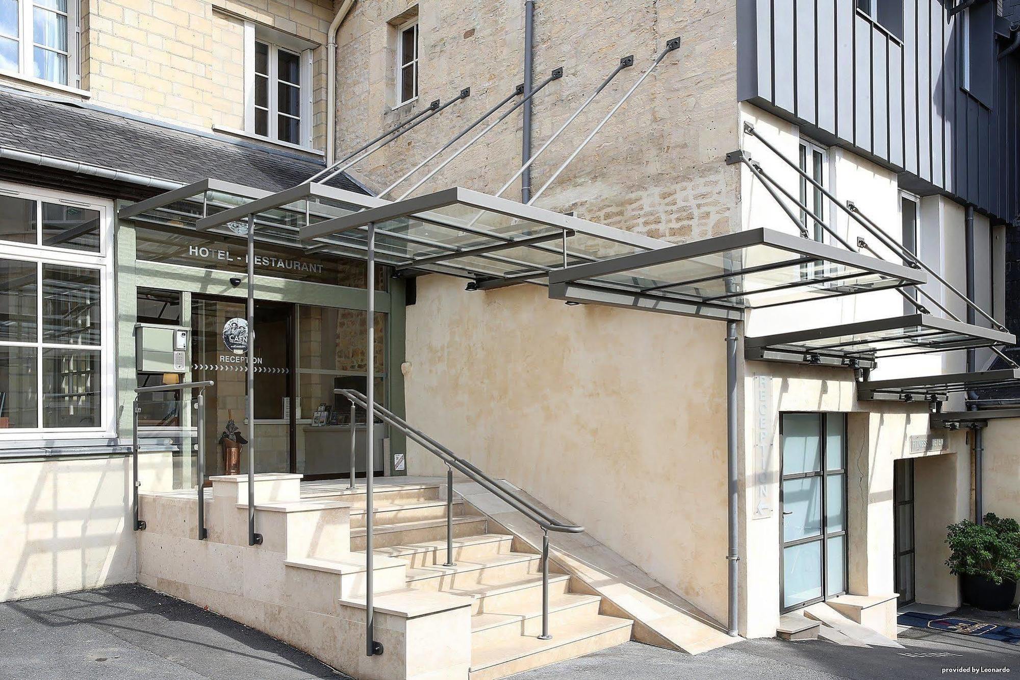 Hotel Restaurant Le Dauphin et Le Spa du Prieuré Caen Exterior foto